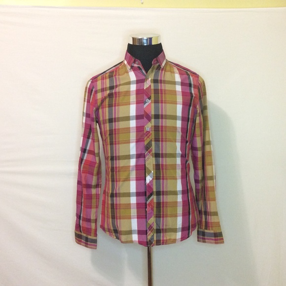 H&M Mens' Multi-Color Spring/Summer Shirt - Picture 1 of 5
